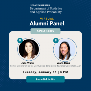 Alumni Panel | Department of Statistics and Applied Probability - UC